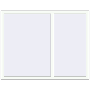 Cumpără Ferestre 1440x1120 mm BASE REHAU EURO 60 RAL 9016 Traffic white two-sided
