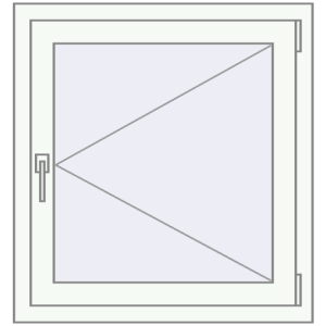 Cumpără Ferestre 800x800 mm OPTIMUM REHAU EURO 70 RAL 9016 Traffic white two-sided