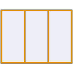 Cumpără Ferestre 2400x1800 mm ALU LIGHT A RAL 1006 Maize yellow two-sided