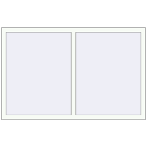 fereastră 1600x1000 - REHAU EURO-DESIGN 60 . Vedere din interior Cumpără Ferestre 1600x1000 mm BASE REHAU EURO 60 RAL 9016 Traffic white two-sided