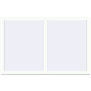 Cumpără Ferestre 1400x900 mm REHAU BRILLANT DESIGN RAL 9016 Traffic white two-sided