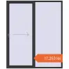 Prețuri Uși glisante de terasă 1950x2350 mm PATIO DOOR REHAU SYNEGO ANTHRACITE_GREY_GLATT two-sided. Preț: 17.253,06 lei