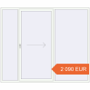 Prețuri Uși glisante de terasă 2600x2200 mm PATIO DOOR REHAU BRILLANT DESIGN RAL 9016 Traffic white two-sided. Preț: 2 090.45 EUR