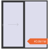 Prețuri Uși glisante de terasă 2500x2600 mm REHAU GENEO HST ANTHRACITE_GREY_GLATT two-sided. Preț: 40.860,92 lei