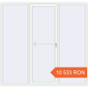 Prețuri Uși glisante de terasă 2400x2300 mm PATIO DOOR REHAU EURO 60 RAL 9016 Traffic white two-sided. Preț: 10.533,40 lei