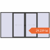 Prețuri Uși glisante de terasă 4000x2100 mm PATIO DOOR REHAU BRILLANT DESIGN BASALT_GREY two-sided. Preț: 29.238,72 lei