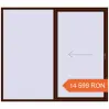 Prețuri Uși glisante de terasă 2500x2200 mm PATIO DOOR REHAU EURO 60 BLACK_CHERRY two-sided. Preț: 14.598,60 lei