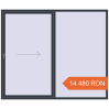 Prețuri Uși glisante de terasă 2500x2100 mm PATIO DOOR REHAU EURO 60 ANTHRACITE_GREY_STRUKTURAL two-sided. Preț: 14.480,20 lei