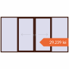 Prețuri Uși glisante de terasă 4000x2100 mm PATIO DOOR REHAU BRILLANT DESIGN BLACK_CHERRY two-sided. Preț: 29.238,72 lei