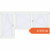 Prețuri Uși de balcon 2800x1500 mm BALCONY DOOR REHAU SYNEGO RAL 9016 Traffic white two-sided. Preț: 4.905,28 lei