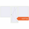 Prețuri Uși de balcon 3550x2100 mm BALCONY DOOR REHAU EURO 70 RAL 9016 Traffic white two-sided. Preț: 4.576,65 lei