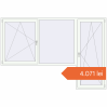 Prețuri Uși de balcon 2800x1900 mm BALCONY DOOR REHAU EURO 70 RAL 9016 Traffic white two-sided. Preț: 4.070,54 lei