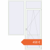 Prețuri Uși de balcon 1950x2840 mm BALCONY DOOR REHAU EURO 70 RAL 9016 Traffic white two-sided. Preț: 458,28 €