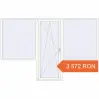 Prețuri Uși de balcon 3250x2100 mm BALCONY DOOR REHAU EURO 70 RAL 9016 Traffic white two-sided. Preț: 3.571,54 lei