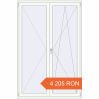 Prețuri Uși de balcon 1500x2250 mm BALCONY DOOR REHAU SYNEGO RAL 9016 Traffic white two-sided. Preț: 4.205,49 lei