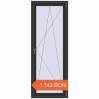 Prețuri Uși de balcon 800x2100 mm BALCONY DOOR REHAU EURO 60 ANTHRACITE_GREY_GLATT two-sided. Preț: 1 742.54 RON