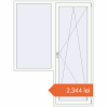 Prețuri Uși de balcon 1580x2100 mm BALCONY DOOR REHAU EURO 70 RAL 9016 Traffic white two-sided. Preț: 2.344,14 lei