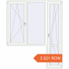Prețuri Uși de balcon 1900x2320 mm BALCONY DOOR REHAU EURO 60 RAL 9016 Traffic white two-sided. Preț: 3.521,02 lei