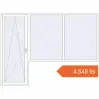 Prețuri Uși de balcon 2800x2100 mm BALCONY DOOR REHAU SYNEGO RAL 9016 Traffic white two-sided. Preț: 4.548,16 lei
