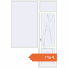 Prețuri Uși de balcon 1950x2840 mm BALCONY DOOR REHAU EURO 70 RAL 9016 Traffic white two-sided. Preț: 444,66 €