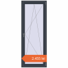 Prețuri Uși de balcon 800x2100 mm BALCONY DOOR REHAU EURO 70 ANTHRACITE_GREY_STRUKTURAL two-sided. Preț: 2.454,66 lei
