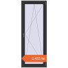 Prețuri Uși de balcon 800x2100 mm BALCONY DOOR REHAU EURO 70 ANTHRACITE_GREY_GLATT two-sided. Preț: 2.454,66 lei