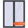 Prețuri Uși de balcon 1600x2000 mm BALCONY DOOR REHAU EURO 60 ANTHRACITE_GREY_STRUKTURAL two-sided. Preț: 3.725,53 lei