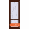 Prețuri Uși de balcon 800x2100 mm BALCONY DOOR REHAU EURO 70 BLACK_CHERRY two-sided. Preț: 2.452,36 lei