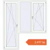 Prețuri Uși de balcon 1760x2000 mm BALCONY DOOR REHAU EURO 70 RAL 9016 Traffic white two-sided. Preț: 3.496,87 lei