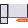 Prețuri Uși de balcon 2800x2100 mm BALCONY DOOR REHAU SYNEGO BLACK_STRUCTURAL two-sided. Preț: 4 605.13 RON