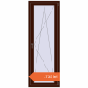 Prețuri Uși de balcon 690x1950 mm BALCONY DOOR REHAU EURO 60 BLACK_CHERRY two-sided. Preț: 1.735,28 lei
