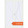 Prețuri Uși de balcon 1500x2250 mm BALCONY DOOR REHAU SYNEGO RAL 9016 Traffic white two-sided. Preț: 4.205,49 lei