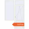 Prețuri Uși de balcon 1950x2840 mm BALCONY DOOR REHAU EURO 70 RAL 9016 Traffic white two-sided. Preț: 3.879,14 lei