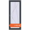 Prețuri Uși de balcon 850x2050 mm BALCONY DOOR REHAU EURO 60 ANTHRACITE_GREY_STRUKTURAL two-sided. Preț: 1.952,81 lei