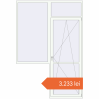 Prețuri Uși de balcon 1950x2840 mm BALCONY DOOR REHAU EURO 70 RAL 9016 Traffic white two-sided. Preț: 3.233,28 lei