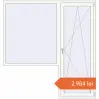 Prețuri Uși de balcon 2000x2100 mm BALCONY DOOR REHAU EURO 70 RAL 9016 Traffic white two-sided. Preț: 2.984,19 lei