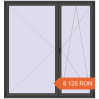 Prețuri Uși de balcon 2150x2300 mm BALCONY DOOR REHAU SYNEGO BASALT_GREY two-sided. Preț: 6 125.15 RON
