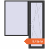Prețuri Uși de balcon 2000x2400 mm BALCONY DOOR REHAU SYNEGO ANTHRACITE_GREY_GLATT two-sided. Preț: 5.456,14 lei