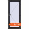 Prețuri Uși de intrare 1000x2200 mm REHAU EURO 60 BLACK_STRUCTURAL two-sided. Preț: 4.636,79 lei