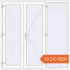 Prețuri Uși de intrare 2100x2130 mm OPTIMUM REHAU BRILLANT RAL 9016 Traffic white two-sided. Preț: 10.210,40 lei