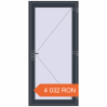 Prețuri Uși de intrare 1000x2100 mm REHAU EURO 60 ANTHRACITE_GREY_STRUKTURAL two-sided. Preț: 4 031.6 RON