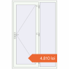 Prețuri Uși de intrare 1400x2100 mm REHAU EURO 60 RAL 9016 Traffic white two-sided. Preț: 4.810,23 lei