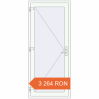 Prețuri Uși de intrare 900x2100 mm REHAU EURO 60 RAL 9016 Traffic white two-sided. Preț: 3 263.99 RON