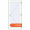 Prețuri Uși de intrare 900x1900 mm REHAU EURO 60 RAL 9016 Traffic white two-sided. Preț: 3.526,48 lei