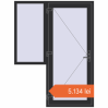 Prețuri Uși de intrare 1500x2000 mm REHAU EURO 60 ANTHRACITE_GREY_GLATT two-sided. Preț: 5.133,77 lei