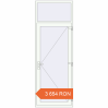 Prețuri Uși de intrare 950x2660 mm REHAU EURO 60 RAL 9016 Traffic white two-sided. Preț: 3 654.28 RON