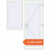 Prețuri Uși de intrare 1500x2000 mm REHAU EURO 60 RAL 9016 Traffic white two-sided. Preț: 4.265,70 lei