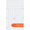 Prețuri Uși de intrare 1600x2766 mm REHAU EURO 60 RAL 9016 Traffic white two-sided. Preț: 7.019,95 lei