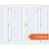 Prețuri Uși de intrare 2400x1950 mm DOOR ALU STANDARD 72 RAL 9016 Traffic white two-sided. Preț: 13.938,09 lei
