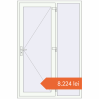 Prețuri Uși de intrare 1400x2100 mm DOOR ALU STANDARD 72 RAL 9016 Traffic white two-sided. Preț: 8.224,39 lei